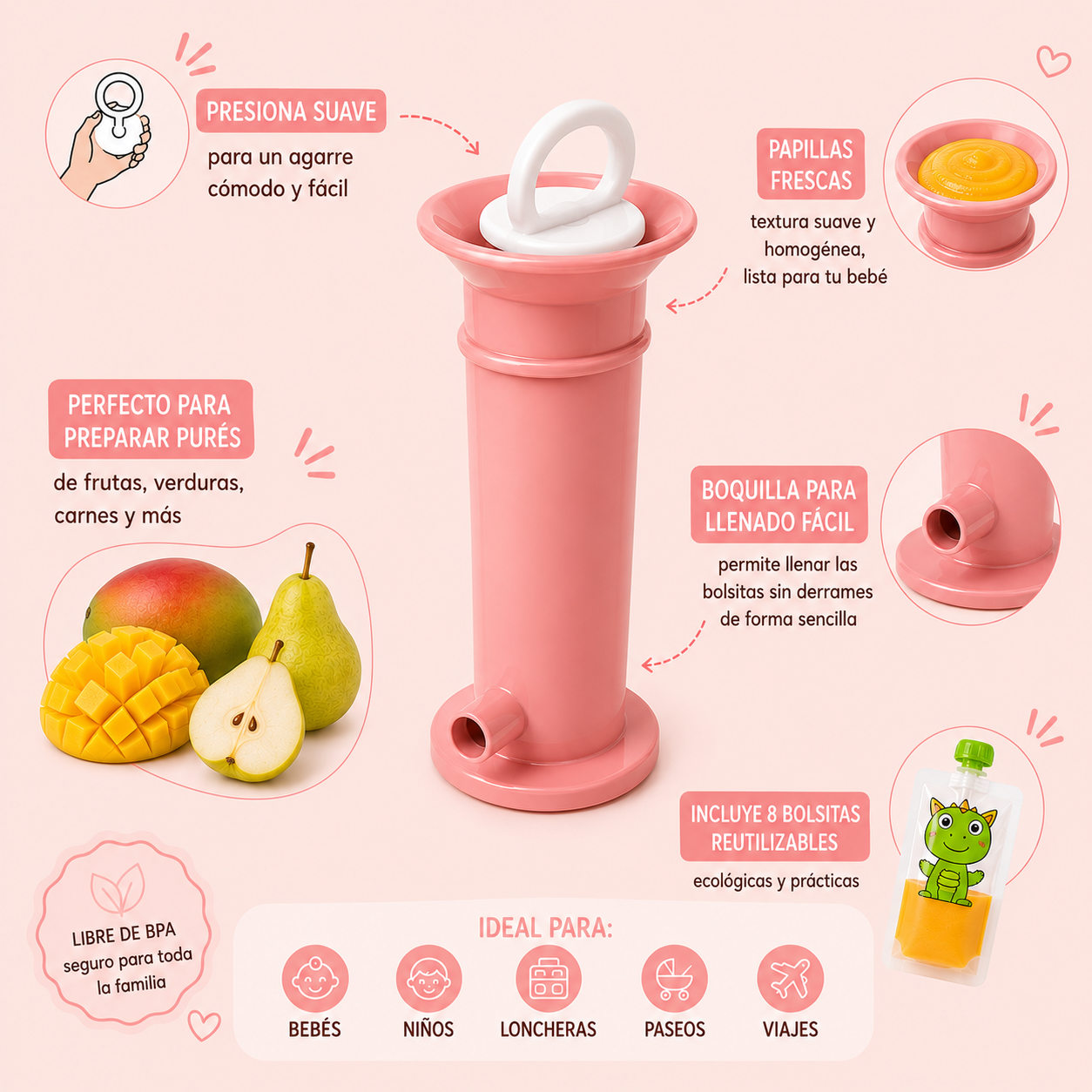 Papillas Frescas y Caseras en Minutos —  Pouchly™